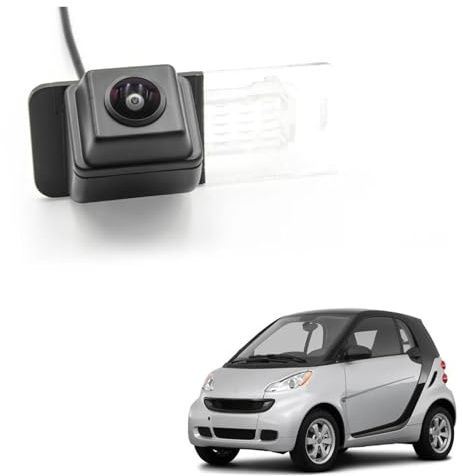 Telecamera Retromarcia Per Smart Per Fortwo W450 W451 1999-2014 Per Smart EQ Per Fortwo Per Smart ED Retromarcia Monitor Parcheggio CCD HD AHD Videocamera Vista Posteriore Telecamera Auto Retromarcia(
