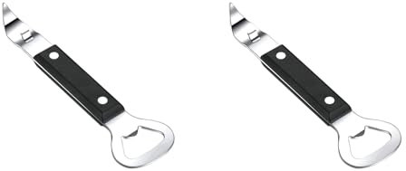 Geroosaty Can Punch Bottle Opener, Manual Stainless Steel Can Opener 2 Pack