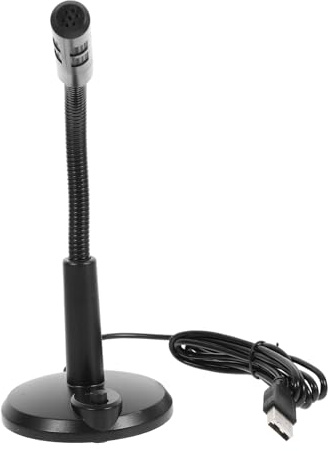 SEWACC Microfono Per Chat Base Microfono Usb Per Laptop e Streaming Live Suono Gradi Eliminazione Del Rumore