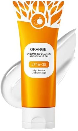 Gel exfoliante, 50 g de limpieza, gel de enzimas de naranja, para la cara y el cuerpo