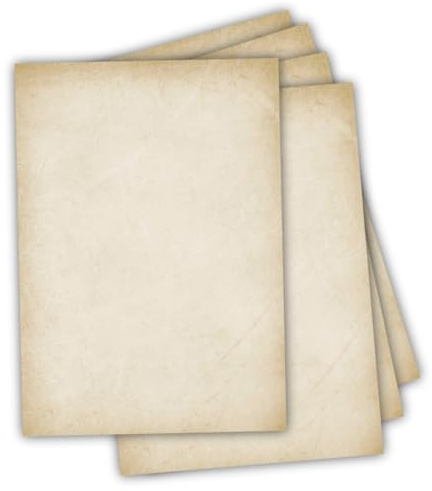 Premium Briefpapier DIN A4, Speisekarte, 120g/m², bedruckbar, Laser, Tintenstrahl, Motivpapier, zum basteln, Glückwunschkarte, Einladungen, Elefantenhaut, DIY, 100 Blatt
