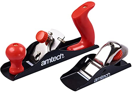 Amtech E0425 2 Piece Wood Plane Set
