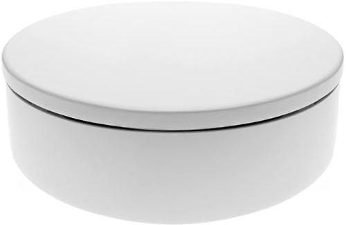 PrimeMatik - Base giratoria eléctrica de 40 cm. Plataforma Rotatoria de Color Blanco