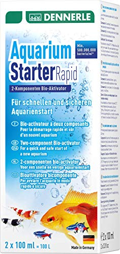 Dennerle 1681 Aquarium Starter Rapid 200 ml, 2-Komponenten Bio-Aktivator für einen schnellen und sicheren Aquarienstart
