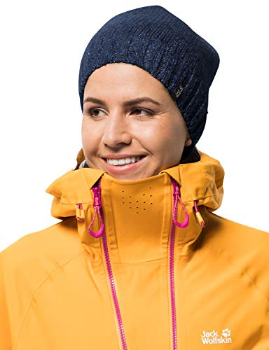 Jack Wolfskin Mütze Merino Basic Cap, Night Blue, L, 1907211-1010004