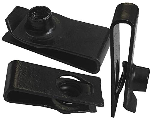 (Pack of 20) M6 Chimney Nuts U Lug Nut Speed Clips Threaded Fasteners Spire Captive Fixings