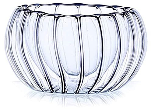 whisky decantador Whiskey Decanter Wine Decanter 6Pcs/ Lot Double Wall Glass Mini Pumpkin Stripe Shot Glass Design Anti- hot Tea Cup Cheap Liquor Wine Glasses Wholesale Liquor Decanters