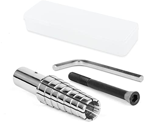 Ausziehbarer Edelstahl-Ringdorn mit Innensechskantschlüssel – robustes Ringformwerkzeug zum Drehen und Ringmachen (Ringgrößen 4-Z), Edelstahl