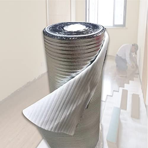 HARICSET Trittschalldämmung Laminat Laminat Unterlage 2mm Dick Dämmunterlage Dämm Parkett Fußboden Bodenunterlage Unterlage Dämmung Boden Laminat Fußbodenheizung(Size:1 * 35m)
