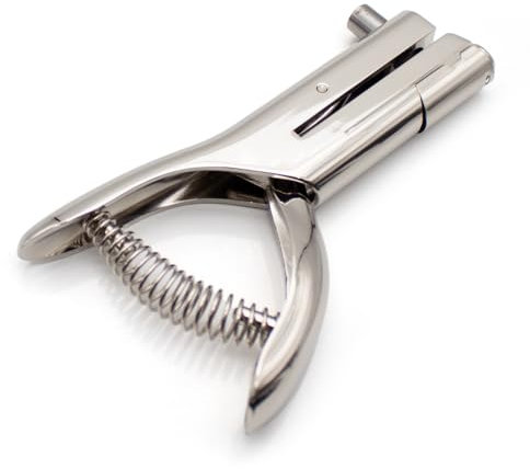 LeTkingok Pinze Perforatrici, Perforatrice a Lunga Distanza 53mm Perforatrice per Carta a Mano per Scrapbooking Perforatrice per Carta in PVC Diametro 3mm/6mm/8mm/10mm (8MM)