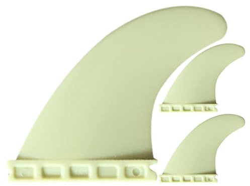 Teksome Paddle-Board-Finne, Longboard-Finne-Ersatz,3 Stück Nylon-Fiberglas-Surfbrettflossen - Dekoratives Paddleboard-Zubehör, einfach zu installierendes Surfzubehör für Longboard, Funboard