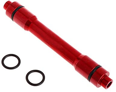 QiaoJun Fahrrad Steckachse,Fahrrad Steckachse Vorderrad Mountainbike Fahrrad Frontnubs Rohrwelle 15mm bis 9mm Umwandlungsachse Sitz (Color : Red)