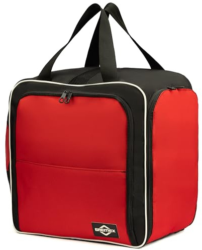 GREMEX Sac pour Chaussures de Ski avec Casque - Sac imperméable avec Compartiment pour Casque - Sac pour Chaussures de Ski et Casque - Sac à Dos avec Coutures en Titane et Compartiment Casque