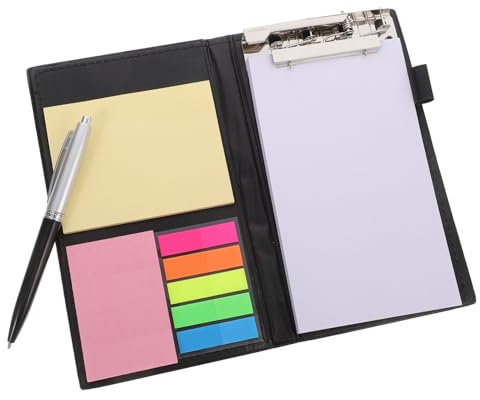 PLAFOPE Kugelschreiber Zwischenablage Index Tabs Organizer Notizblock Set Compact