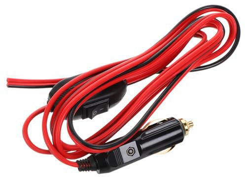 Didiseaon Power Cord Extension Automotive Supplies Cigarette Lighter Wire Adapter Cord for Car Inverter Air Pump Cup Use
