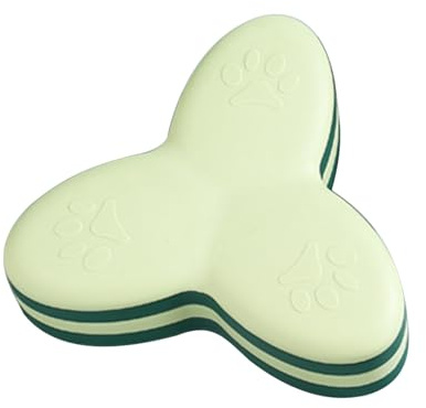 Lpsdssre Casse-tête pour chiens de grande taille, distributeur de friandises pour animaux de compagnie, casse-croûte, multifonction, facile à nettoyer, vert, jaune, pour dressage à mâcher, nourrir et