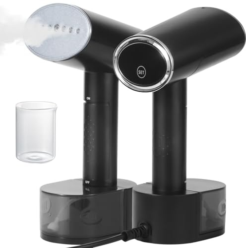 Souvik Plancha de Vaporde para Ropa, Calentamiento De 15 S, 2 En 1, Portátil Plancha Vapor, Tanque de 300ml, Incluye Guante De Planchado, Para Viajes, Oficina, Hogar