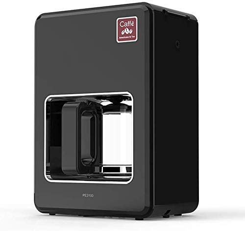 Machine à Café, Cafetière Programmable de 1200 Ml avec Fonction Anti-Goutte, Machine à Café Filtrante avec Cruche Isolée, Fonction de Minuterie, Sélecteur D'Arôme, Noir, Compati Intéressant, HUANGHA