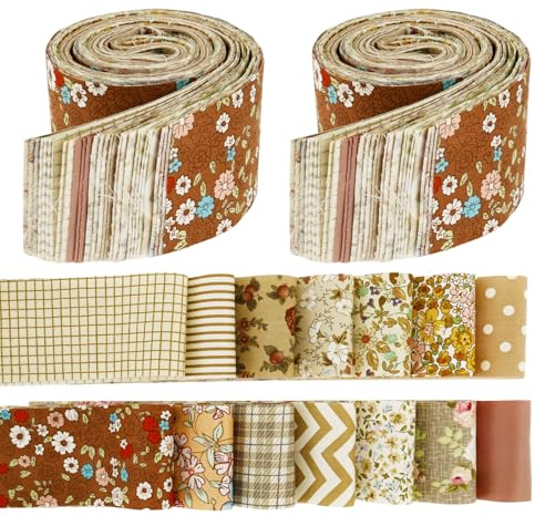84/80 piezas de tela Jelly Roll para manualidades y costura, suave algodón, tela de colcha, transpirable, color brillante, rollo de gelatina para mantas, bolsa de tapicería, manualidades, patchwork