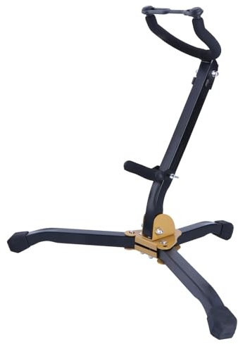 Soporte de trípode ajustable para saxofón, soporte plegable para trípode de tenores altos