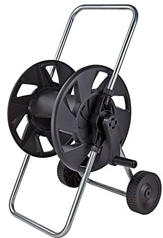Schlauchwagen Schlauchtrommel Schlauchaufroller für 60 m Gartenschlauch Kunststoff