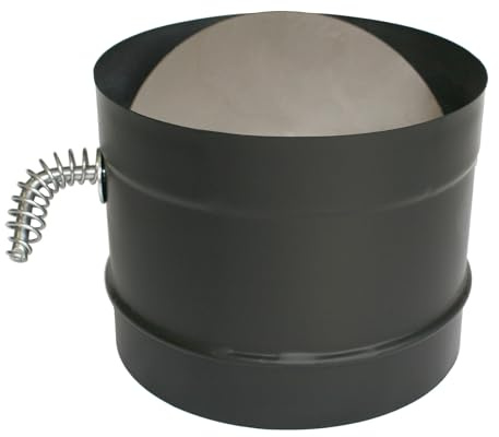 DuraVent, 8in. Diameter Damper Section, Included (Qty.) 1 Material Steel, Model# 8DBK-DS