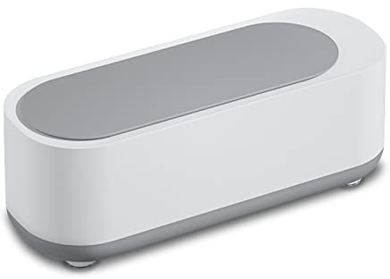 Zankie Macchina per La Pulizia dei Gioielli Ad Ultrasuoni, Macchina per La Pulizia degli Occhiali Ad Ultrasuoni, Pulitore Ad Ultrasuoni Portatile, Pulitore Ad Ultrasuoni per Uso Domestico