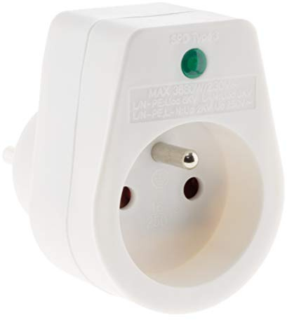 Prise parafoudre Simple 2P+T - Security Pro - Zenitech