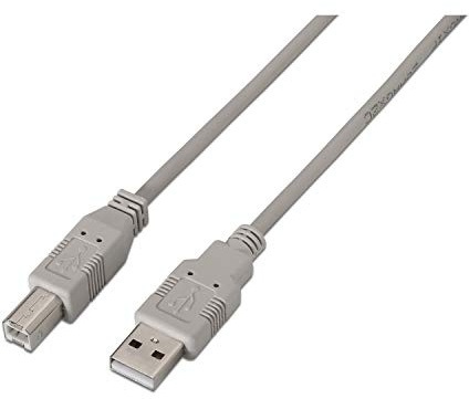 Aisens Cable Usb 2.0 Impresora Tipo A/M-B/M Beige 4.5M