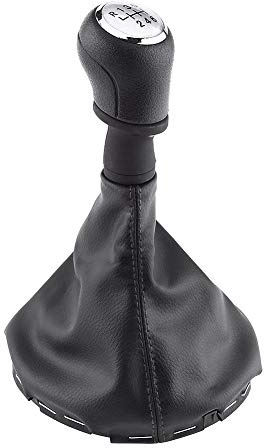 Minyinla 6 Gang Auto Schaltknauf Stick mit Kofferraumrahmen Kit Getriebe Shift Knop Gamasche Boot Cover für Transporter T5/T6 (2003-2011) Popular