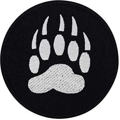 Finally Home Runde Hundepfote Bügelbild Patch zum Aufbügeln | Hunde Pfote Patches, Aufbügelmotive