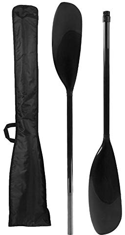FastUU Tragbares Kajakpaddel, Double End Einstellbarer Winkel Carbon Carbon Surfboard Paddel Kajak Boot Ruder, Leicht Aber hochfest, Paddeltasche, für Rennrennen, Kajak, Schlauchboot