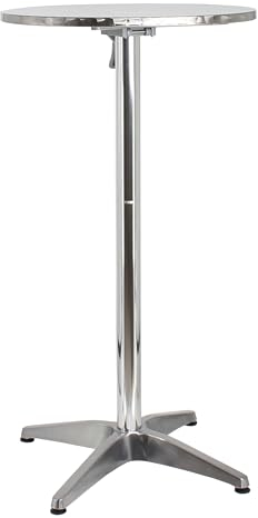 pemora Stehtisch MIRANO klappbar - Aluminium für den Innen- und Außenbereich