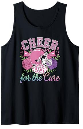 Cheer For The Cure Brustkrebs Cheerleader Cheerleading Tank Top