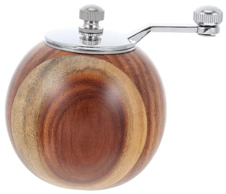 SHOWERORO Moulin à Poivre à Manivelle Manuel Petit Taille Acier Inoxydable Résistant Cuisine Restaurant Usage Quotidien Lot Unique