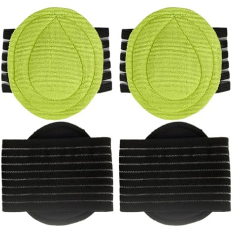 QOCUILC 2 Paia di Plantari per Arco Plantare con Imbottitura Compressa, per Fascite Plantare, Dolori al Tallone e Piedi; Cuscinetti Metatarsali in Gel Silicone per Donna e Uomo