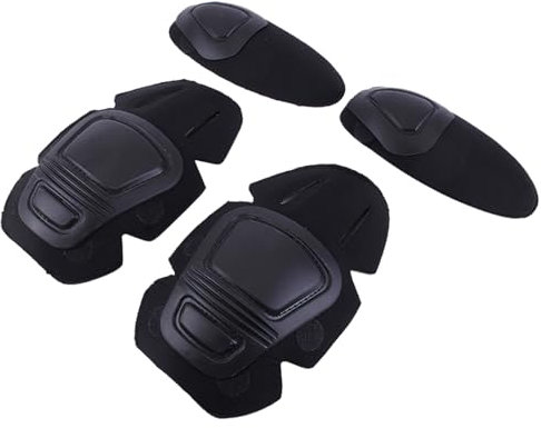 DINSOAVR Outdoor Sport Knie Und Ellenbogenschoner Set Knie Und Ellenbogenschützer Mit Schaumstoffpolsterung Sport Schutzausrüstungsset Für Damen Und Herren