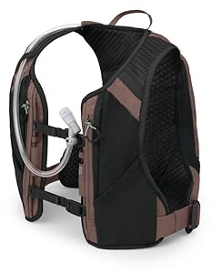 Osprey Escapist Velocity 6L Bike Vest Hydration Backpack with Hydrualics Reservoir, Magma Brown, S/M, Magma Brown, S/M, Bike Hydration Vest