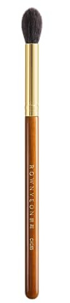 Desert Oak Series Eyeshadow Blending Brush - Dome Goat Hair Bristles for Seamless Crease Work, Premium Bubinga Handle with Gold Brass Ferrule (CM 169)
