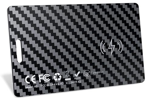 DEEBYCOO Wallet Tracker Card pour Android (Uniquement Android), Carte Localisateur Ultra-Fin pour Portefeuille, Traceur Carte Rechargeable pour Bagages, Passeports, IP68 Étanche (1)