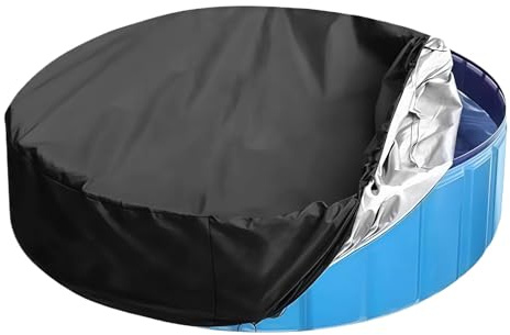 Copertura solare per piscina | Telo di protezione con cordino regolabile | Coperture per Piscine Interrate | Adatto per vasca idromassaggio, spa invernale, nuoto, esterno, giardino, casa e vacanza