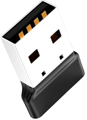 Yanmis Adattatore Bluetooth USB per PC, Ricevitore Dongle Bluetooth 6.0 Plug & Play, Senza Driver, Connessione Stabile, Ricevitore Wireless Universale per Tastiera Mouse ecc. (Adattatore