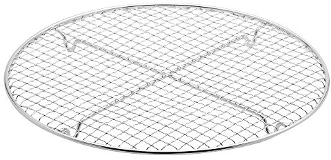 Weis Kuchenunterlage Durchmesser 32 cm, Edelstahl, Silber, 32 x 32 x 2 cm