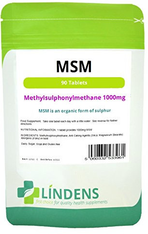 MSM (Méthyl-sulfonyl-méthane) 1000mg, 90 Comprimés, mixte sur la santé& mobilité