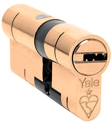 50/50 Brass YALE Superior Euro Cylinder with 3 Keys Anti Snap / Bump / Pick / Drill / Pull High Security uPVC Composite Door Barrel Profile Lock