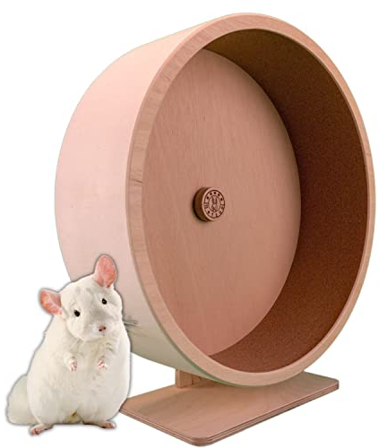 Getzoo Ø 42 cm Korklaufrad (Ø 40,4 cm Innen) mit austauschbarer Korkeinlage I Vielseitiger Einsatz I Hohe Sicherheit I Artgerecht und Komfortabel | Hohe Qualität | Geeignet für Degus und Rennmäuse