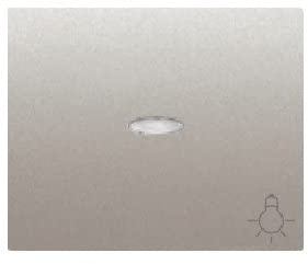 Bjc - 18717-mal tecla pulsador luz .c/luminoso iris aluminio Ref. 6531025418