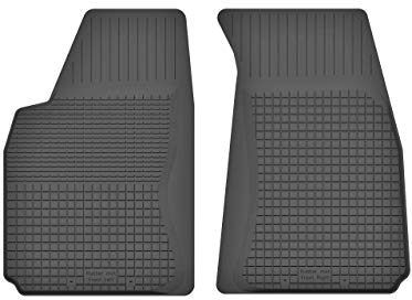 2 Stück Gummifußmatten Vorne kompatibel mit Dacia Logan I/Logan MCV I (2004-2012) ideal angepasst