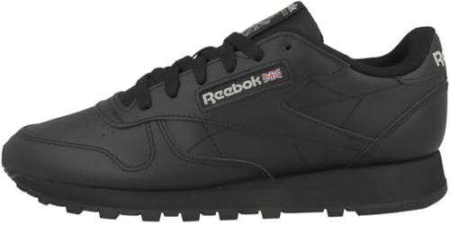 Reebok Classic Leather, Scarpe da ginnastica Donna, CBLACK/CBLACK/PUGRY5, 39 EU