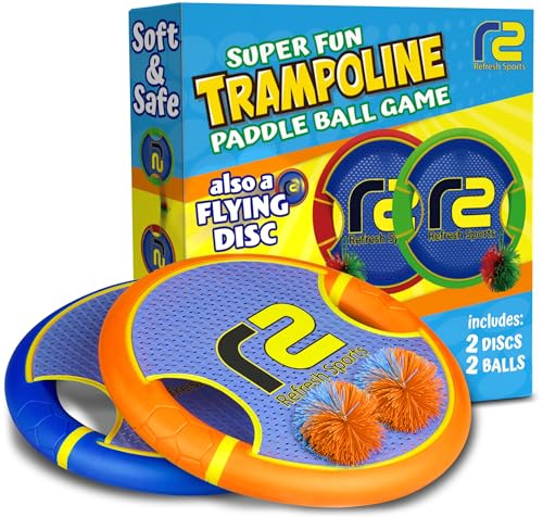 Toss & Catch Outdoor Games for Kids: Paddle & Disc Sports Play Toys for Ages 5-15, Easter Basket Stuffers for Boys, Fun Gifts for Boys & Girls, Interactive Game for 2026 - Easter Gifts for Kids